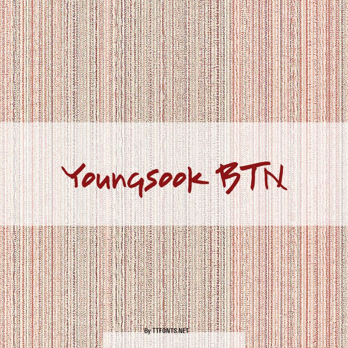 Youngsook BTN example